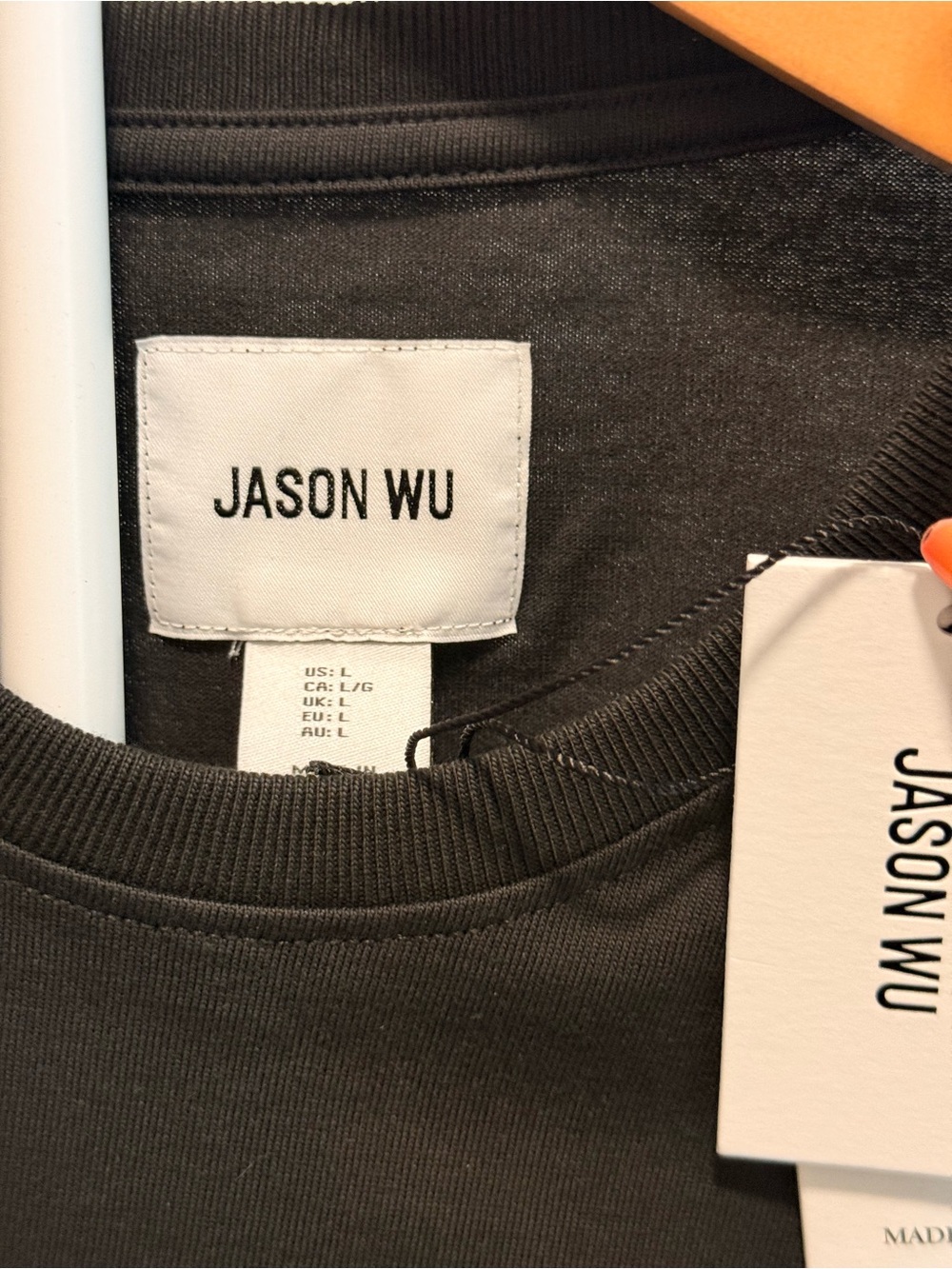Jason Wu Men’s Charcoal Crewneck Sweater
